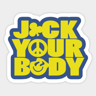jack your body 3 Sticker